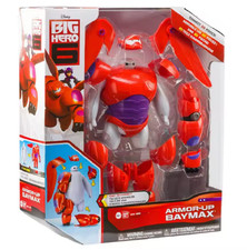 Big Hero 6 Baymax Armor-Up Action Figure Toy Model 16cm Robot Gift for Kids picture