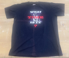VTG 1991 Michael Jordan What Time Is It Tee Shirt Nike Grey Tag XL Shrunk As-Is picture