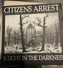 Citizens Arrest Original Complete Wardance 1990 Vinyl LP  A Light In Darkness M picture