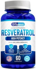 Resveratrol 1000mg 60 Count picture
