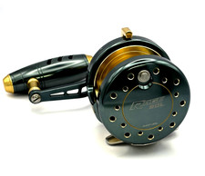Original Maxel Rage 80L LH Lever Drag Reel Dark Gray/Light Gold  picture
