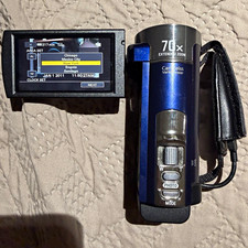 Sony Handycam DCR-SX45 Blue SD Camcorder 70x Zoom 2.7