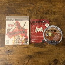 Deadpool (Sony PlayStation 3, PS3) Complete CIB, Damaged Artwork picture