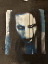 Vtg 1998 Marilyn Manson The Long Hard Road Out Of Hell T Shirt XL Winterland picture