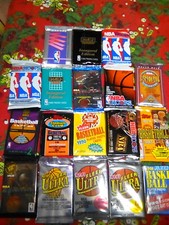 NBA Basketball Cards Wax Packs Bulk Lot Fleer, Hoops, Skybox Ultra Upperdeck NEW picture