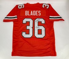 BENNIE BLADES MIAMI HURRICANES SIGNED CUSTOM STITCHED JERSEY JSA WITNESS COA picture