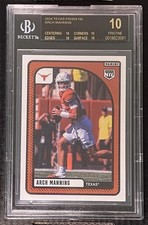 BGS 10 Arch Manning BLACK LABEL 1st Card 2024 Panini University of Texas Rookie picture