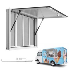 VEVOR 60x36 in Concession Window Aluminum Alloy Frame Service Window Food Truck picture