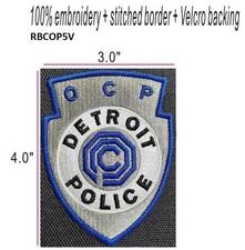 ROBOCOP  OCP DETROIT POLICE VEL-KRO PATCH - RBCOP5V picture