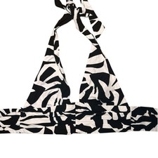 Zara Women's Black and White Crop-top picture
