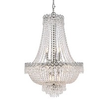 Elegant Lighting V1900D20C Royal Crystal Century Hang 20” Wide Chandelier Chrome picture