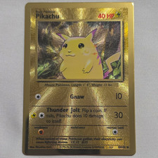  Pikachu - 58/102 ( Pokemon TCG Celebrations Metal Promo Card ) picture
