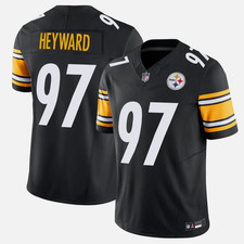 Pittsburgh Steelers Cameron Heyward #97 Home Black Game Jersey Men's S-3XL NWT picture