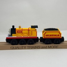 Wooden Railroad Arlesdale Jock Train Engine with Tender Custom for Thomas Train picture