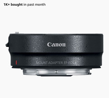 Canon Mount Adapter EF-EOS R Black Canon EF to EOS R Twist-On w/ Pouch picture