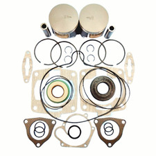 NEW POLARIS 700 PISTONS COMPLETE GASKET KIT OIL SEALS 1997-2005 97-05 CLASSIC picture