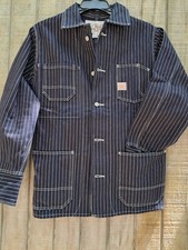 Bronson mtg Wabash Railroad Work Coat Jacket Size 36 picture