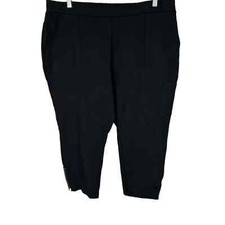 Susan Graver Premium Stretch Cargo Crop Pants Petite 4X 4XP Toffee A470189 NEW picture