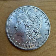 1887-S Morgan Silver Dollar $1 San Francisco Business Strike  picture