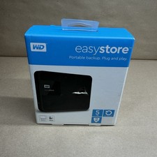 WD Easystore 5TB External USB 3.0 Portable Hard Drive-Black-WDBKUZ0050BBK-WESN picture