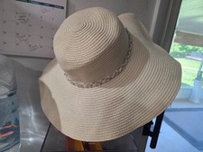 Ava Gardner Owned & Worn White Floppy Wide Brim Hat  from Sydney Guilaroff picture