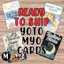 Yoto MYO Card Labels - READY to SHIP - Calm / Night time/ Sleepy / Dreamy Yoto picture