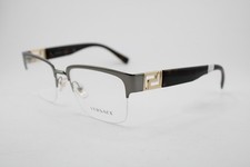 NEW VERSACE MOD. 1272 1316 GUNMETAL HAVANA GOLD AUTHENTIC EYEGLASSES 54-19 picture