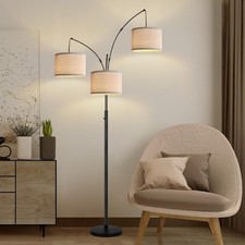 Floor Lamp Dimmable 3 Lights 3000LM Super Bright Arc Floor Lamps for Living Room picture