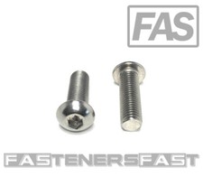 (15) 5/16-24X1 Button Head Socket Cap Screw Stainless Steel FINE THREAD picture
