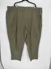 NWT Women's Old Navy High Waist Pulla Green Utility Pants Size 4X picture