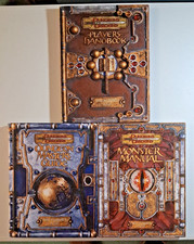 Dungeons & Dragons D&D 3.5E 3 Core Rule Books Set PHB DMG MM 2003 picture