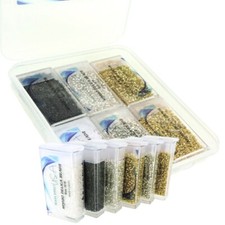 6 Colors, 60GM - Miyuki Delica Glass Beads Size 11/0 - Essentials Collection picture