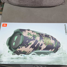 New In Box JBL Xtreme 5 Bluetooth Boombox Waterproof Dustproof  (Green Camo) picture