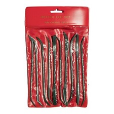New KING 10pc Assorted Smooth Cut RIFFLER FILES, American Double Cut, Double End picture