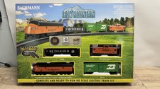 Bachmann HO Scale Iron Mountain Train Set Milwaukee Road EMD F7 Loco Box Car picture