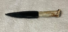 Navajo Nation Carved Handle Knife w Sheath picture
