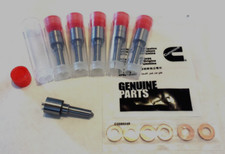 6x Nozzles 5x0.012 VCO 145* 90HP 5x12 for 89-98 Dodge 5.9L Cummins 12V Valve picture