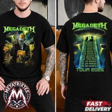 Megadeth UFOs North American Tour 2026 Tee For August 28 T-Shirt picture