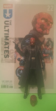 Marvel Legends IRON SKULL / RED SKULL *CUSTOM*  ABOMINATION BAF + GREAT COMIC picture