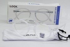 NEW THE LOOK EYEWEAR 20855-0412YB00 AUTHENTIC EYEGLASSES READERS +0.00 46-21 picture
