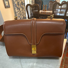 Celine teen soft 16 shoulder crossbody bag in tan in excellent condition picture