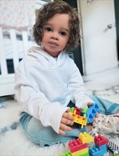 30in Assembled Toddler Reborn Baby Doll Cool Boy Rooted Hair Painted Collect Toy picture