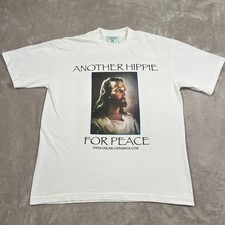 Online Ceramics Shirt Mens Size Large White Another Hippie For Peace Graphic picture