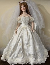 Paradise Gallery Porcelain Bride Doll “Lily” LE 923, 18 in By Patricia Rose picture