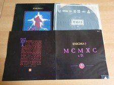 Enigma - MCMXC A.D. 1991 KOREA Vinyl LP 4 P Insert Rare picture