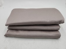 NEW Pact Organic Room Service Sateen Duvet Cover - Dove Grey Full/Queen picture