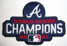 Atlanta Braves~2021 World Series~Embroidered Patch~4