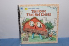 THE HOUSE THAT HAD ENOUGH ~ VINTAGE BIG Golden Book 1986 P E King, John O’Brien picture