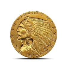 Pre-33 $2.50 Indian Gold Quarter Eagle Coin (Cleaned) Random Year picture