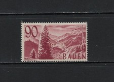 S9763  Germany/Baden  1948/9   90pf.   scenic view   1v.   MLH picture